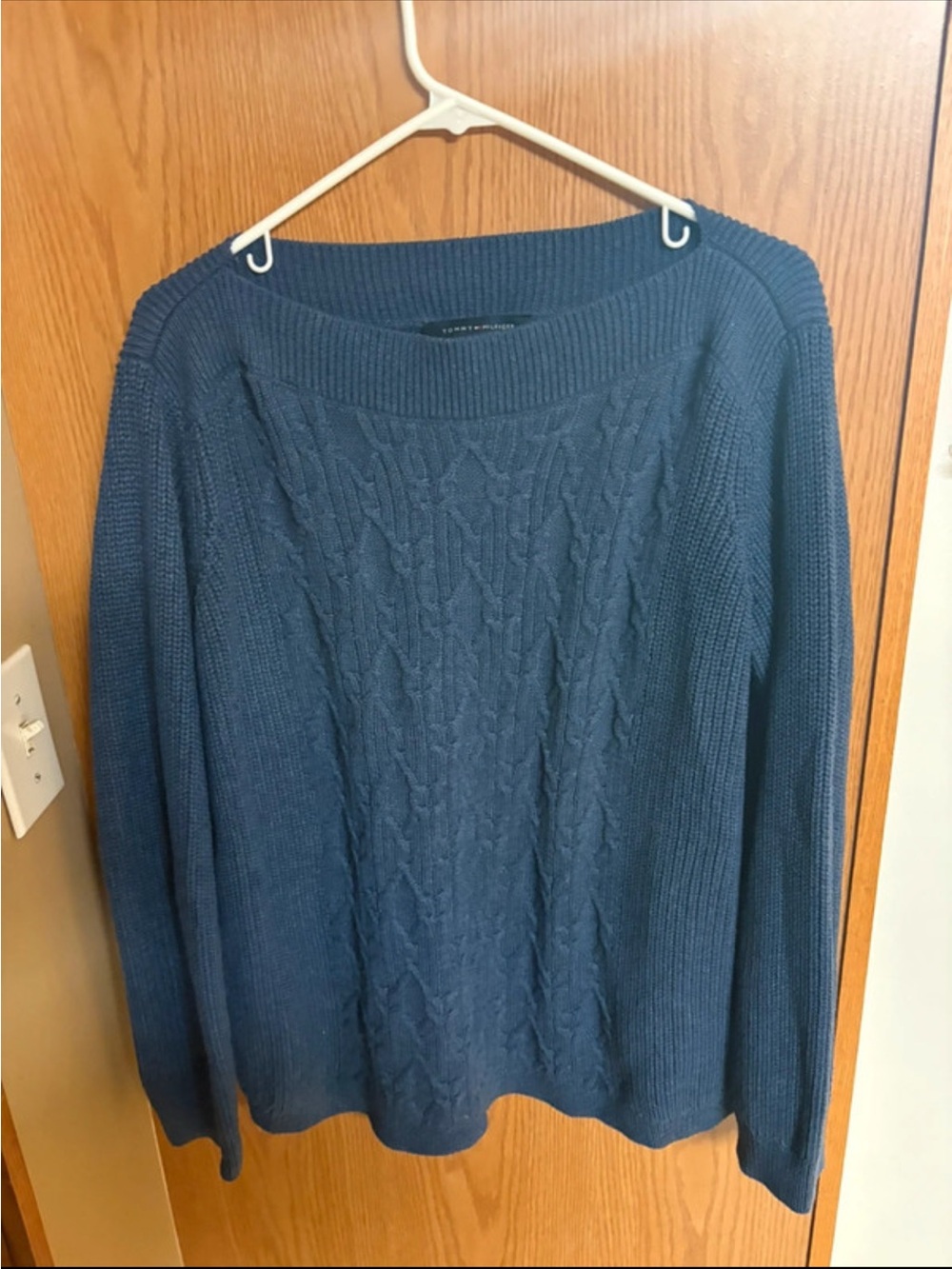 Tommy Hilfiger Deep Navy Cable Crew Sweater